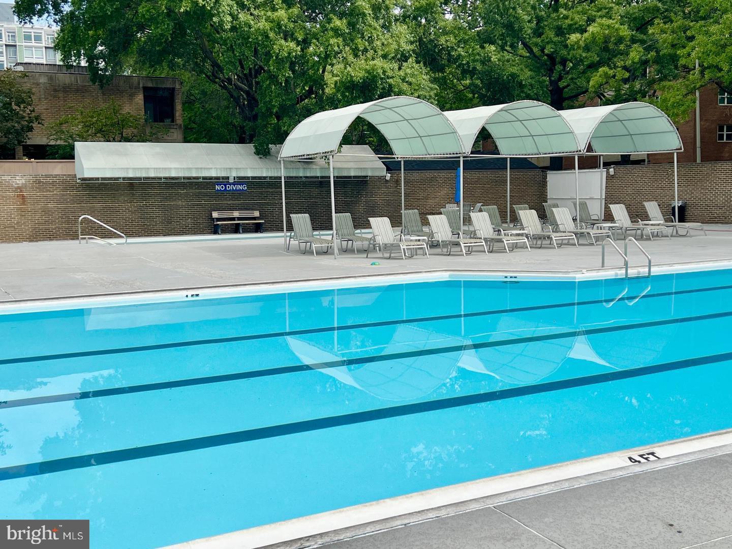 1301 Delaware Avenue Southwest, Unit N514 Washington, DC 20024 - Photo 22 of 44 a outdoor view with sitting space and trees