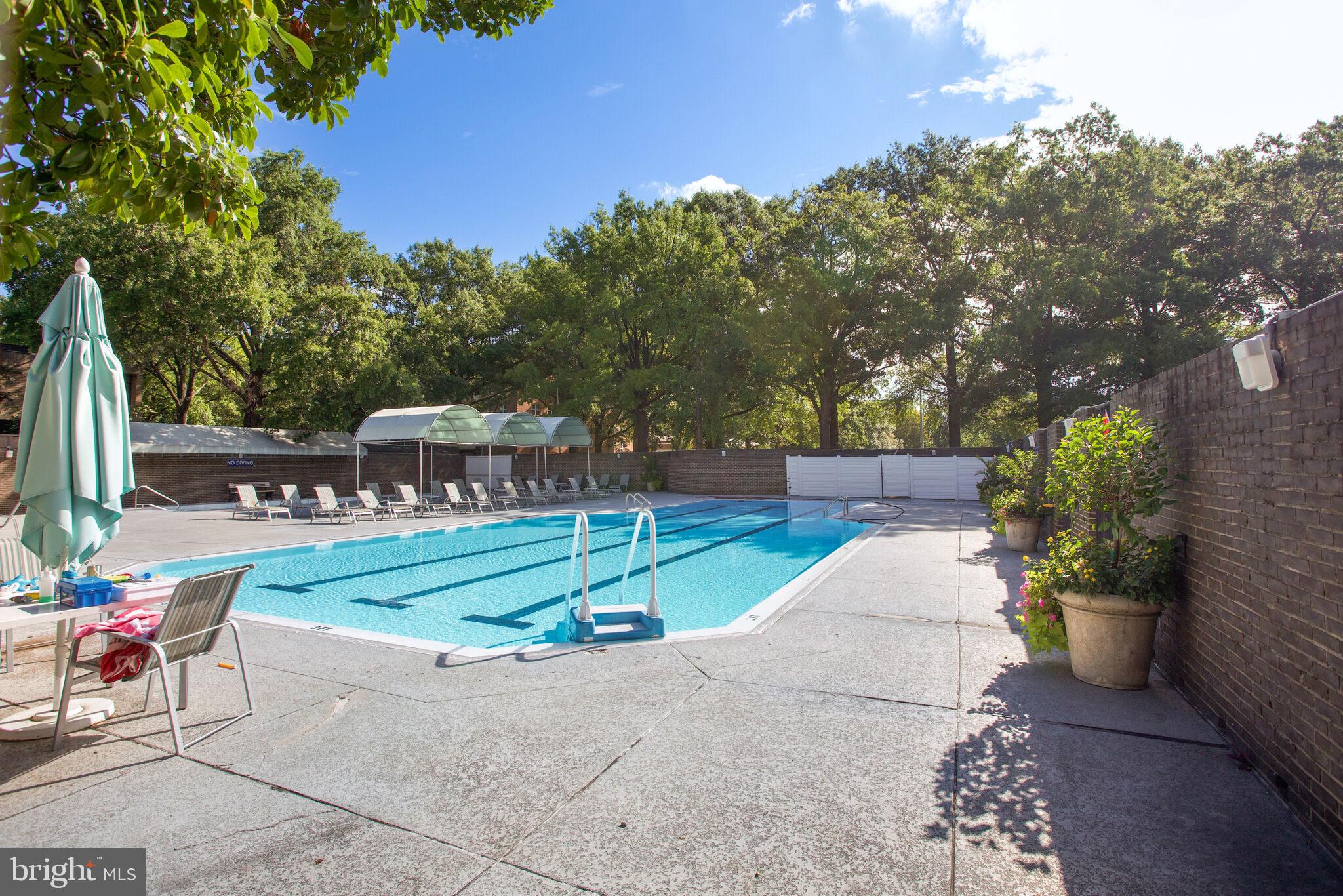 1301 Delaware Avenue Southwest, Unit N514 Washington, DC 20024 - Photo 23 of 44 a garden view with a seating space