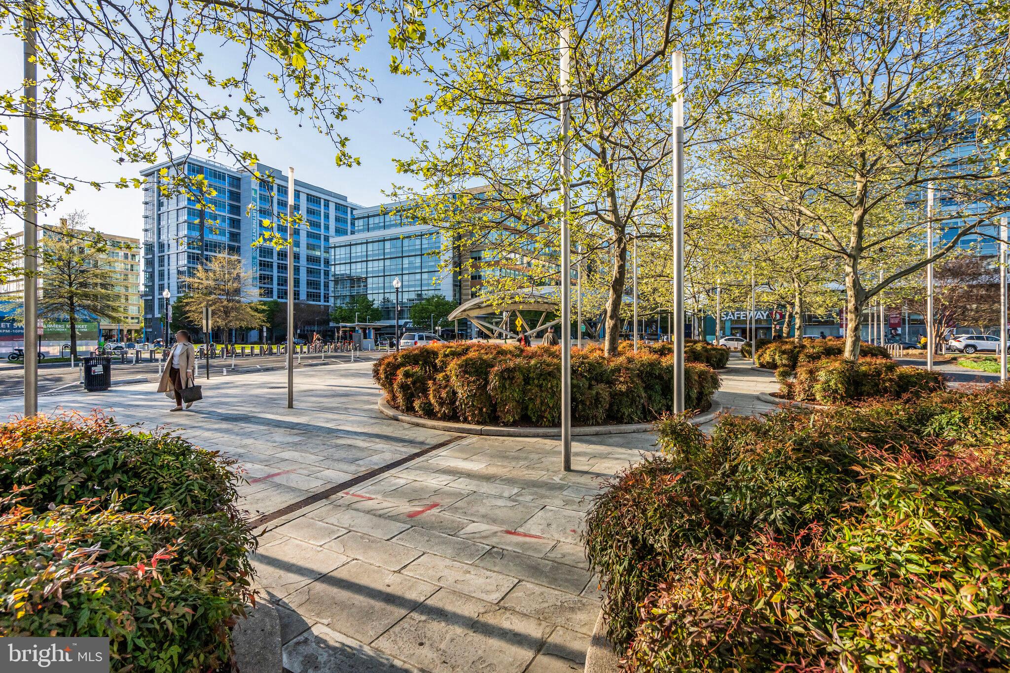 1301 Delaware Avenue Southwest, Unit N514 Washington, DC 20024 - Photo 31 of 44 a view of outdoor space with garden and lots of trees