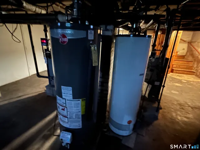 a view of water heater room