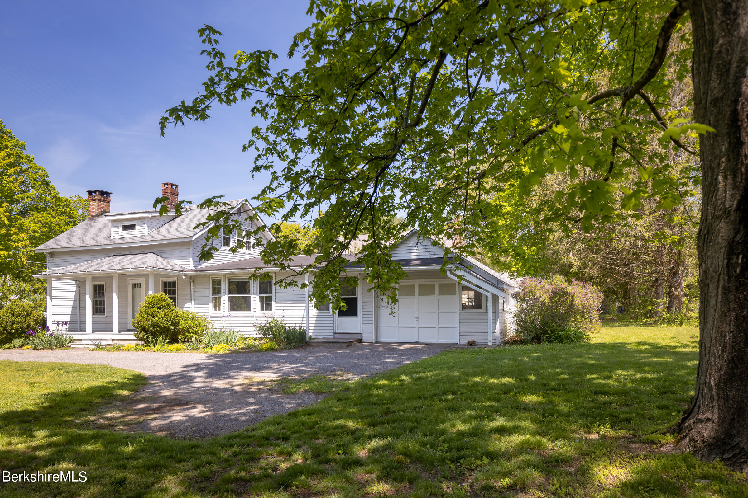 1095 Ashley Falls Road Sheffield, MA 01222 - Photo 1 of 18 View from Side Yard