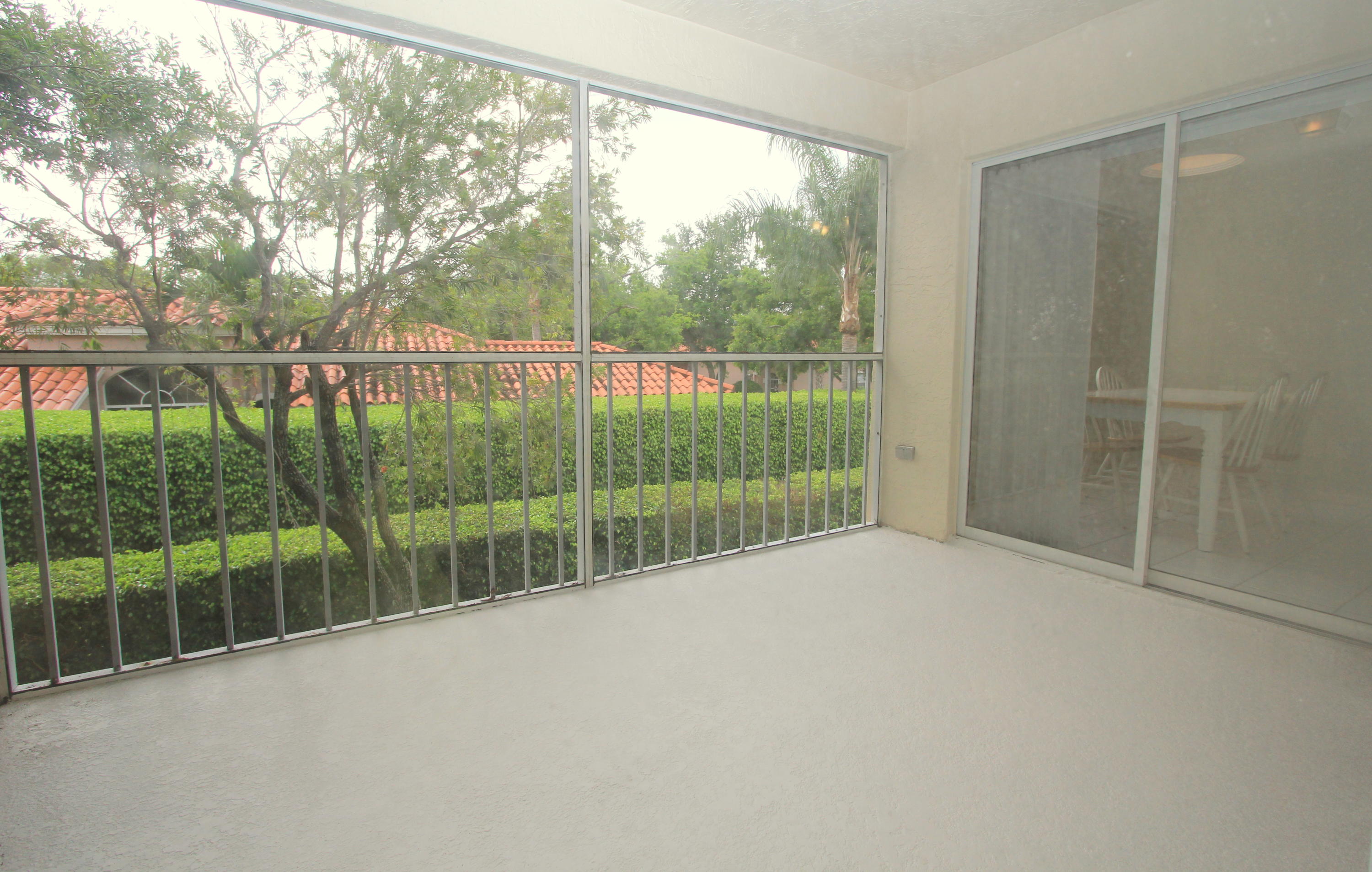 17263 Boca Club Boulevard, Unit 8 Boca Raton, FL 33487 - Photo 20 of 24 screened patio unfurnished