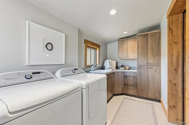 a room with storage and utility