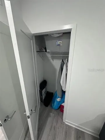 a view of walk in closet