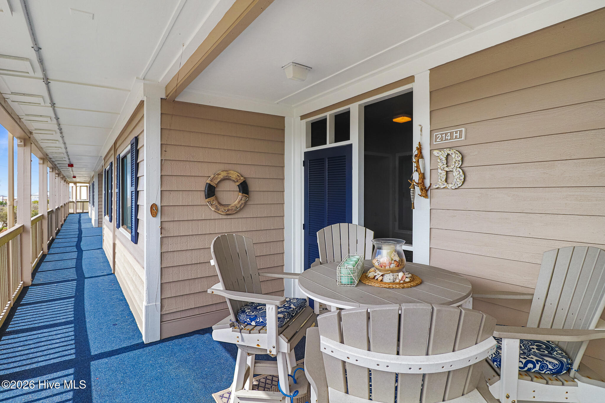 2304 West Fort Macon Road, Unit 214H Atlantic Beach, NC 28512 - Photo 11 of 63 Front Entry with Seating Area