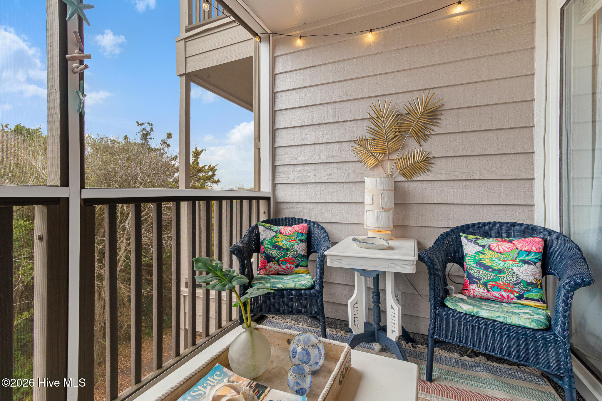 2304 West Fort Macon Road, Unit 214H Atlantic Beach, NC 28512 - Photo 19 of 63 Private Screened Porch