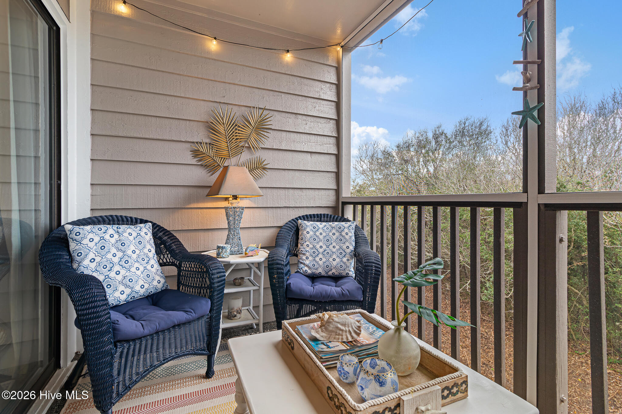 2304 West Fort Macon Road, Unit 214H Atlantic Beach, NC 28512 - Photo 20 of 63 Private Screened Porch