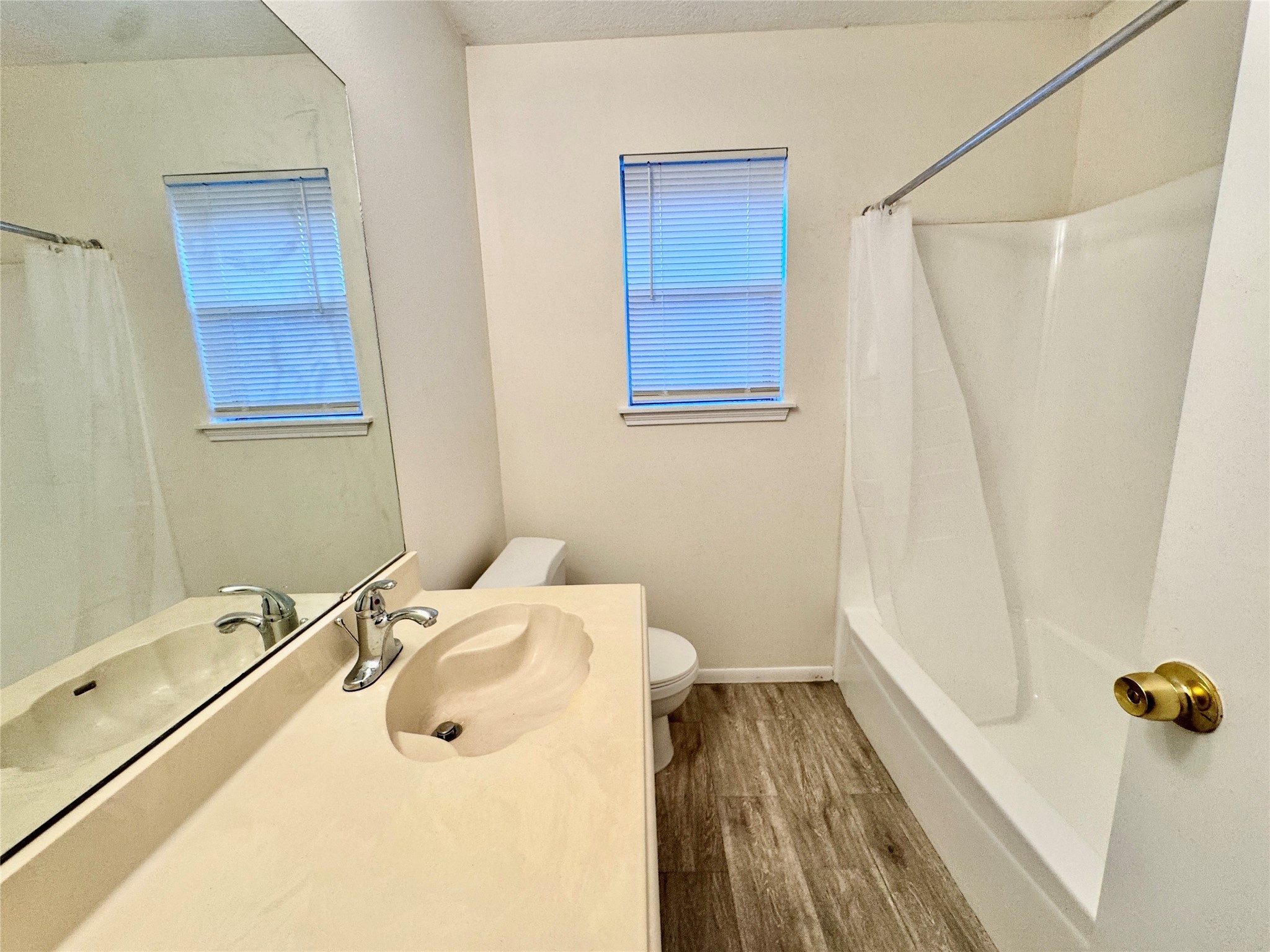 22306 Waynoka Road Katy, TX 77450 - Photo 12 of 21 a bathroom with a sink and a shower