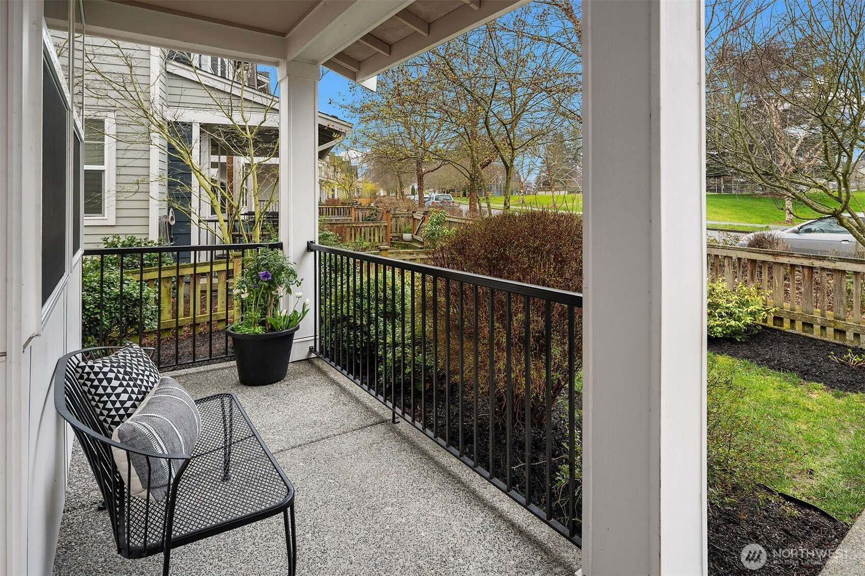 6908 31st Avenue Southwest Seattle, WA 98126 - Photo 5 of 33 a view of a balcony with chairs