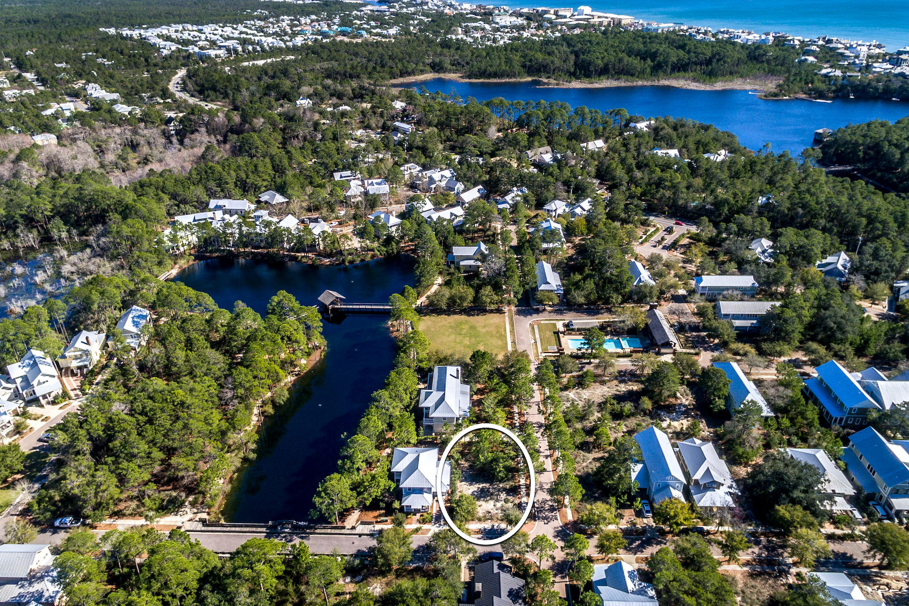 Lot 1 West Okeechobee Santa Rosa Beach Santa Rosa Beach, FL 32459 - Photo 5 of 13 Forest Lake Lot MLS-5 marked
