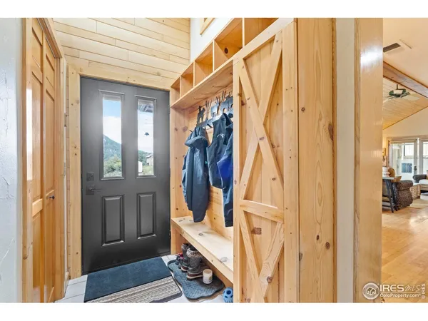a view of a entryway door of the house