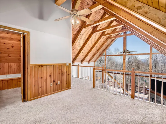 wooden floor with an entryway