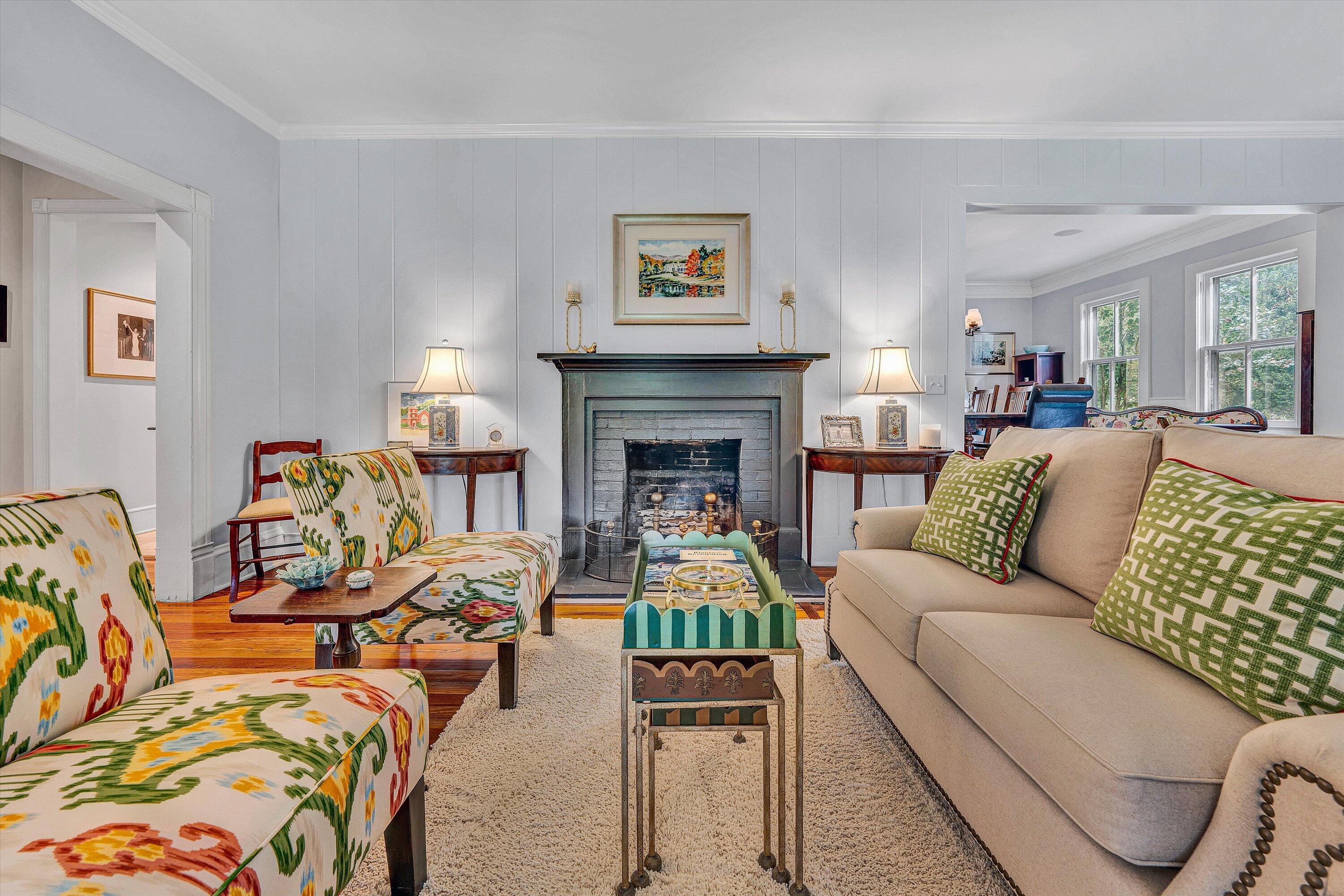400 Walnut Road Salem, VA 24153 - Photo 40 of 97 a living room with furniture or couch and a fireplace