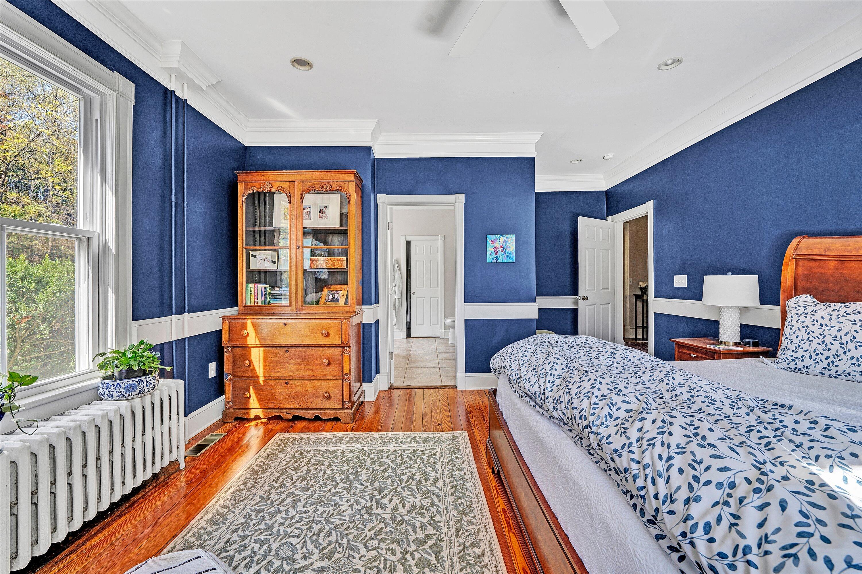 400 Walnut Road Salem, VA 24153 - Photo 51 of 97 a bedroom with bed and wooden floor