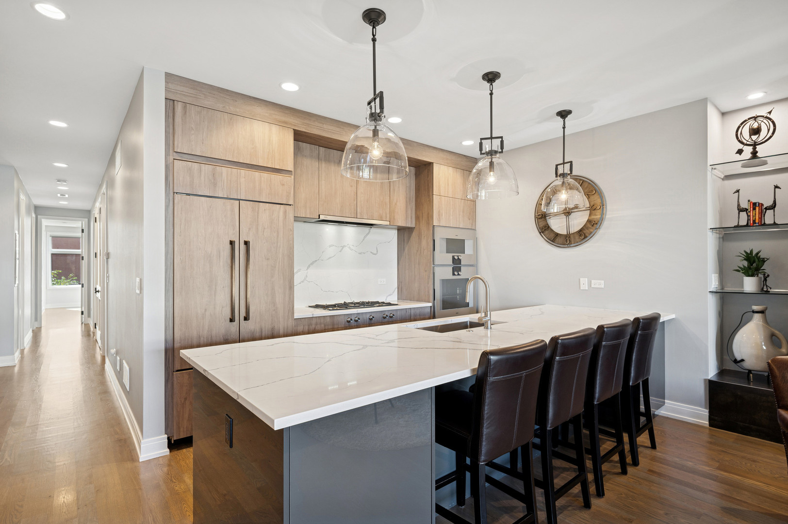 231 West Scott Street, Unit 2 Chicago, IL 60610 - Photo 9 of 33 a view of a dining area with furniture and wooden floor