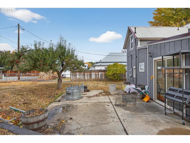 a view of house with patio