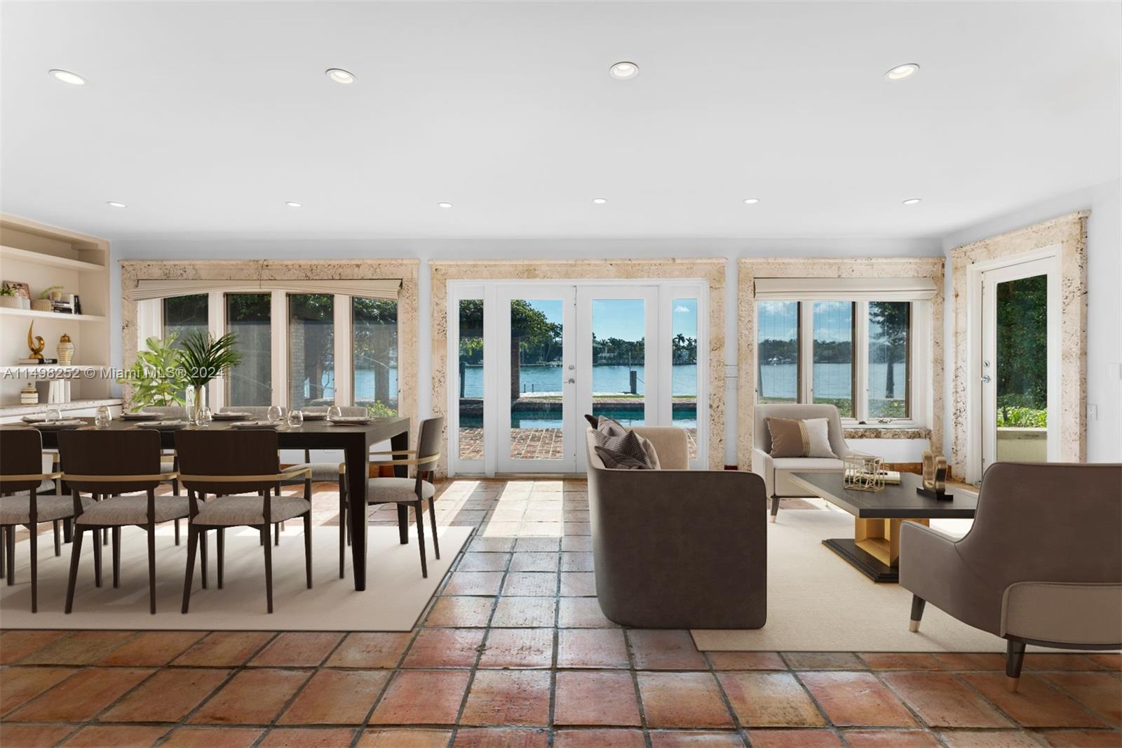 12 Lagorce Circle Miami Beach, FL 33141 - Photo 5 of 23 a view of a dining room with furniture