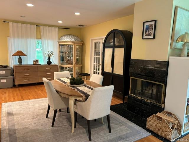 3 Fox Lane Locust Valley, NY 11560 - Photo 15 of 38 As you gather at the dining table you are warmed by the fire
