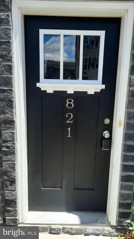 a view of a refrigerator in a house