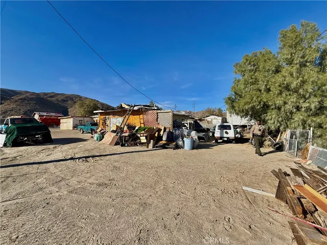 a view of a storage area