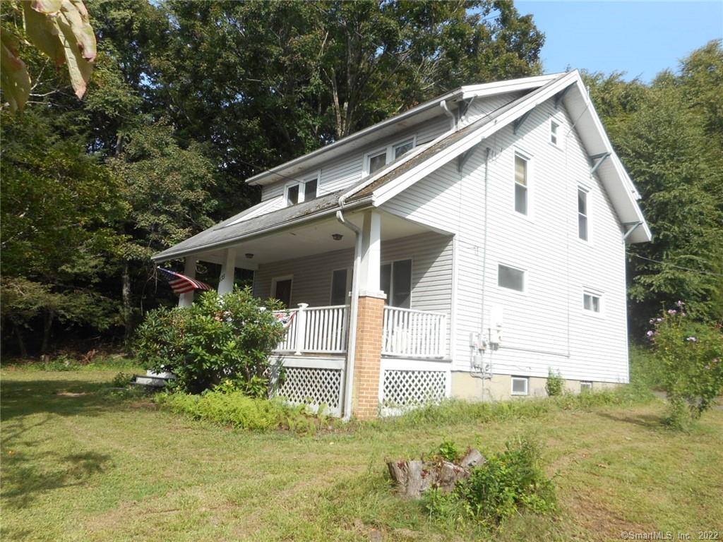 Front of home with nice porch.