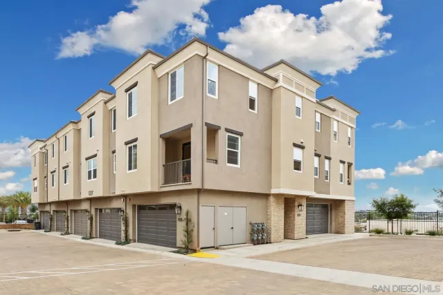 a front view of a large building