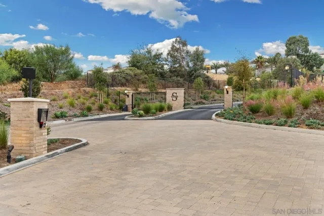a view of a street with houses