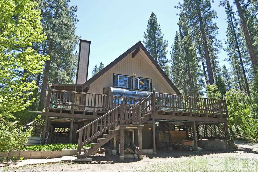 70 Pinon Road Markleeville, CA 96120 - Photo 2 of 25 a view of house with front door and tree s