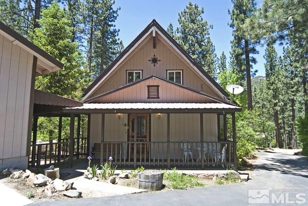 70 Pinon Road Markleeville, CA 96120 - Photo 4 of 25 a front view of a house with a yard