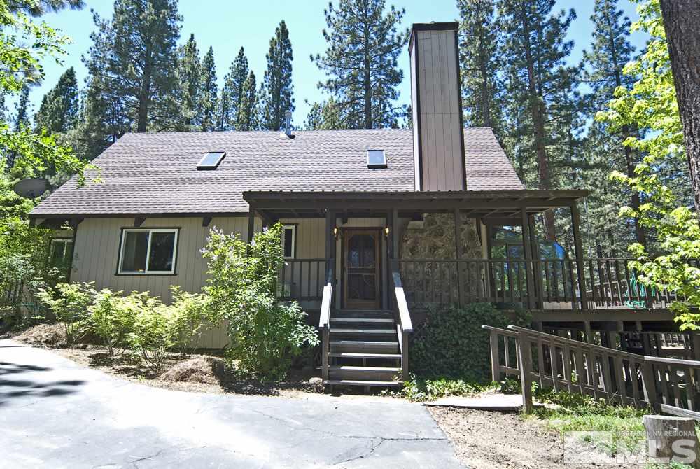 70 Pinon Road Markleeville, CA 96120 - Photo 5 of 25 a front view of a house with garden
