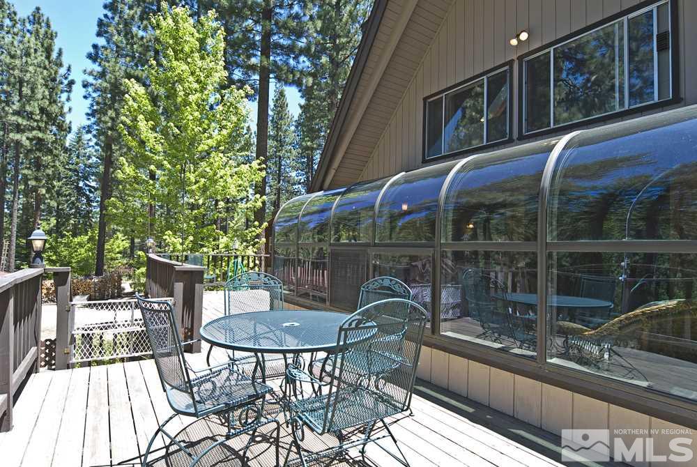 70 Pinon Road Markleeville, CA 96120 - Photo 6 of 25 a view of a chairs and table in the balcony