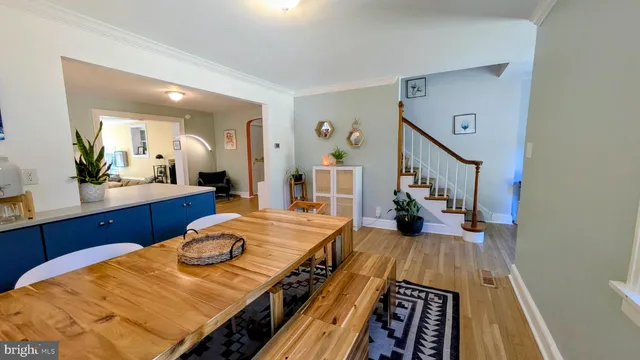 a bed room with a bed and a mirror