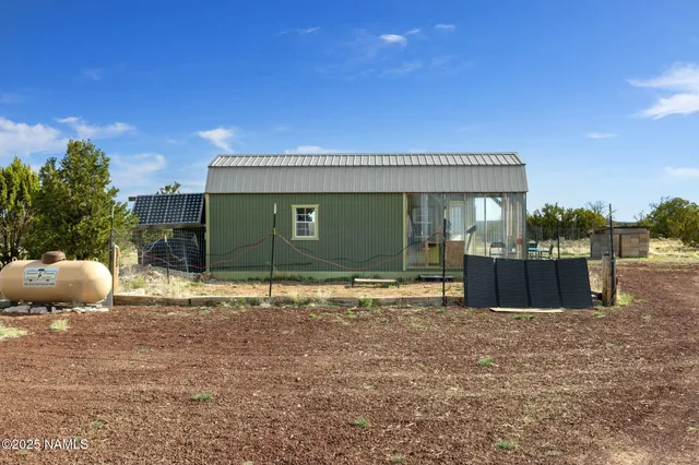 a house view with a outdoor space