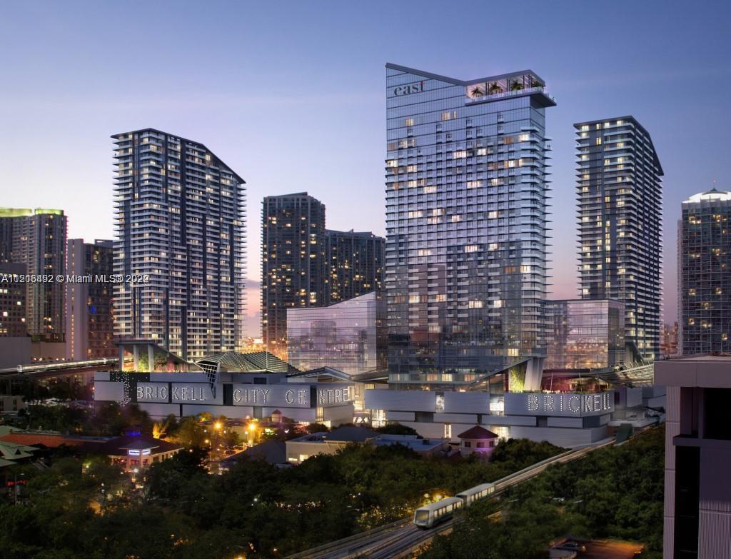 520 Brickell Key Drive, Unit A1102 Miami, FL 33131 - Photo 16 of 20 a city view with tall buildings