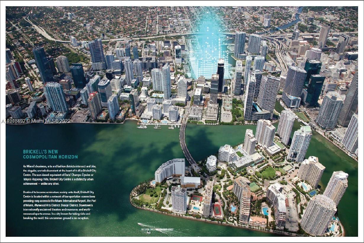 520 Brickell Key Drive, Unit A1102 Miami, FL 33131 - Photo 8 of 20 an aerial view of a house with a garden