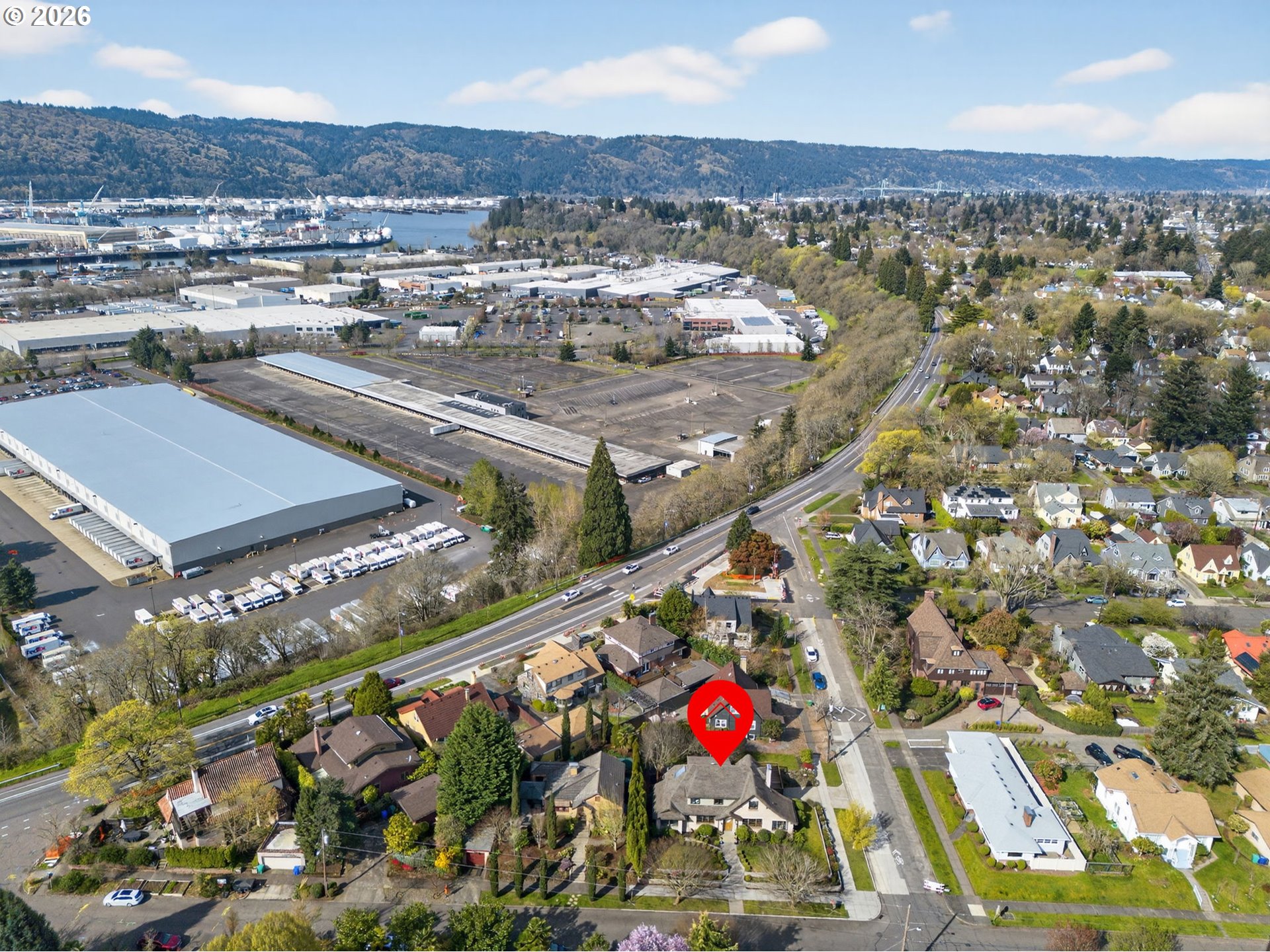 6971 North Vincent Avenue Portland, OR 97217 - Photo 46 of 48 an aerial view of a city