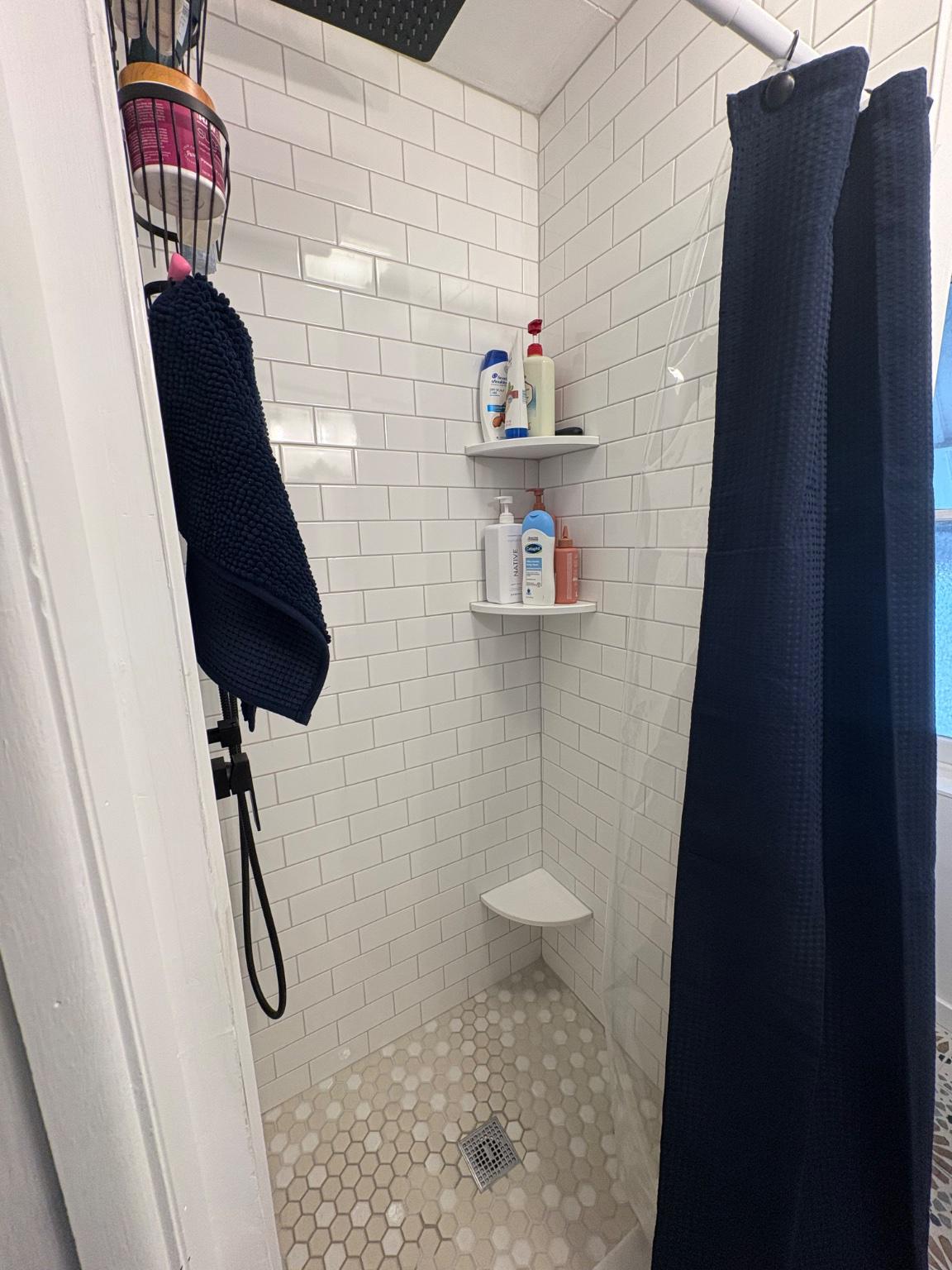 122 Fowler Avenue Haddonfield, NJ 08033 - Photo 8 of 14 Modern shower with sleek tiles.