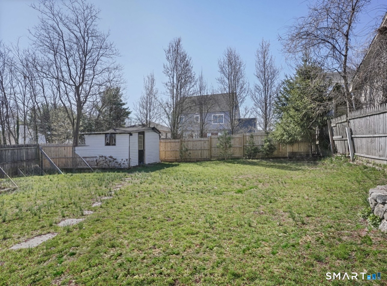709 Tunxis Hill Road Fairfield, CT 06825 - Photo 27 of 29 Large backyard, storage shed