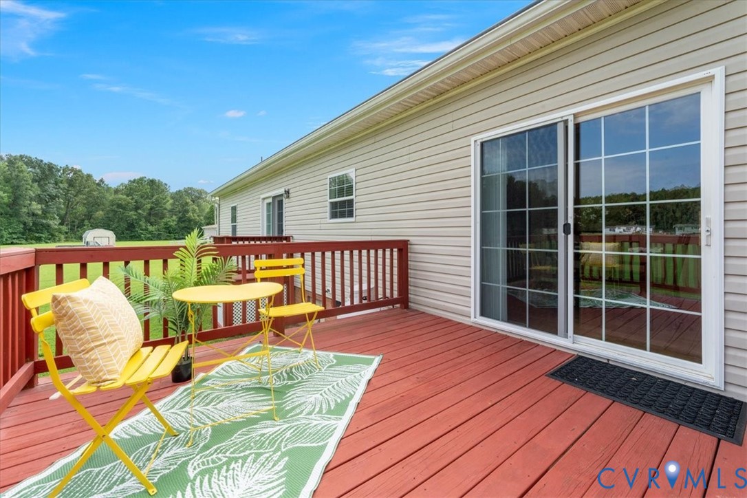 28231 Lewis Moore Road Ruther Glen, VA 22546 - Photo 35 of 50 View of deck