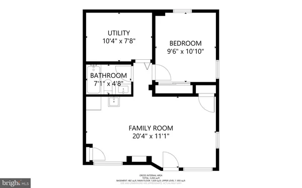 a picture of a bench in front of a door