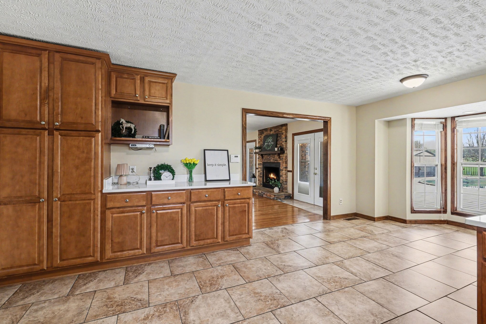 863 Rock Springs Road Castalian Springs, TN 37031 - Photo 15 of 36 a large kitchen with stainless steel appliances granite countertop a refrigerator and a sink