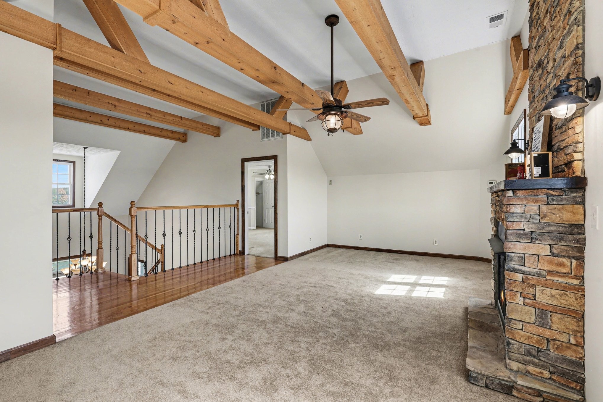 863 Rock Springs Road Castalian Springs, TN 37031 - Photo 28 of 36 a view of a livingroom with stairs and furniture