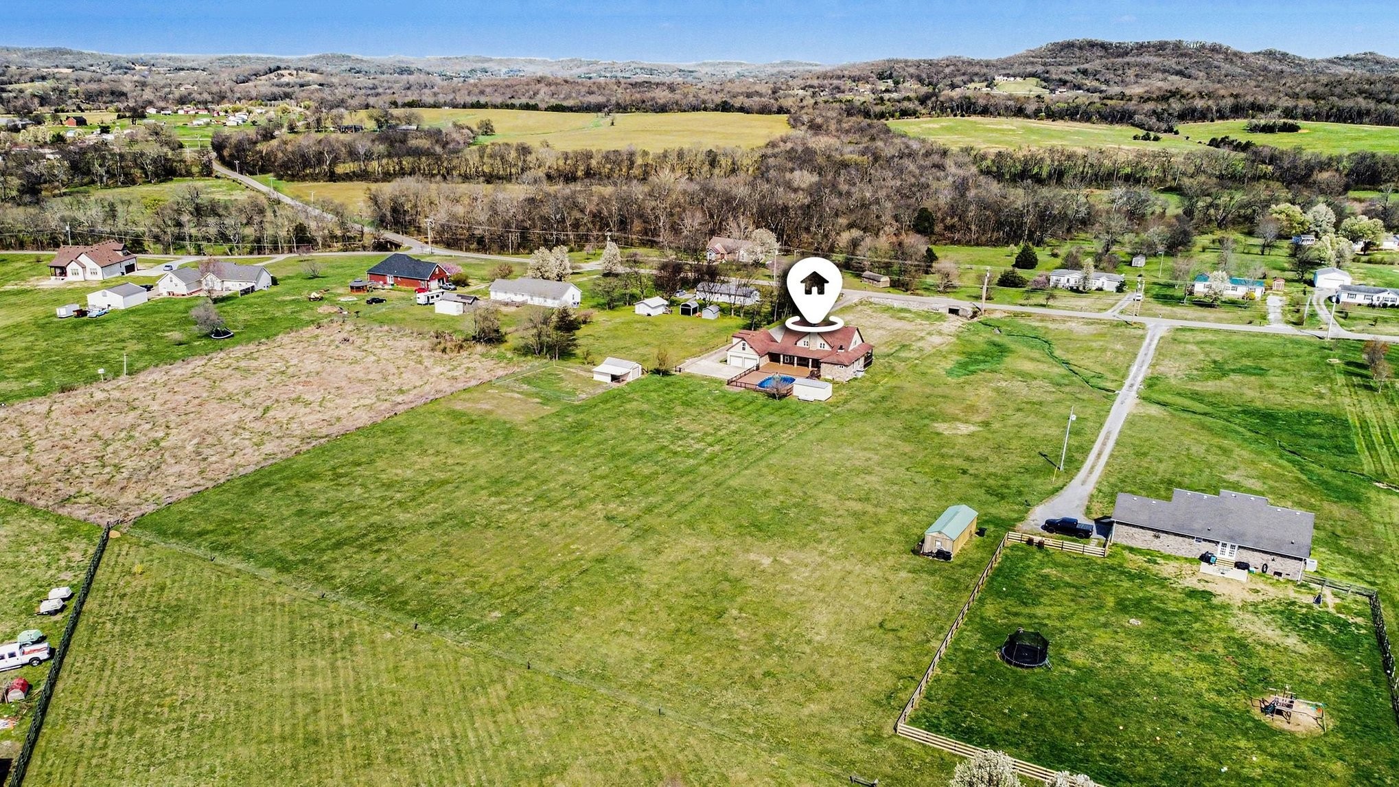 863 Rock Springs Road Castalian Springs, TN 37031 - Photo 34 of 36 a view of a lake with a mountain