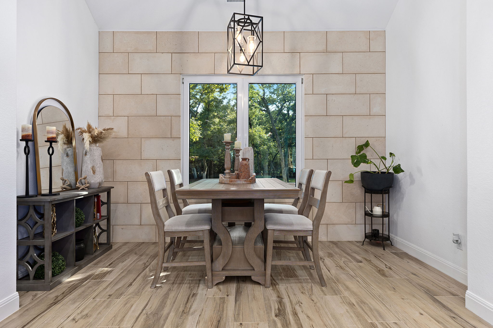 153 Fawn Hollow Elgin, TX 78621 - Photo 15 of 40 a dining room with furniture and wooden floor