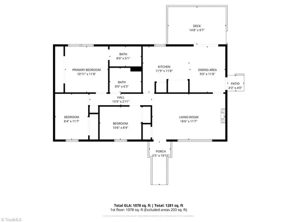 $169,900 | 1014 Pine Lane, Eden, NC 27288