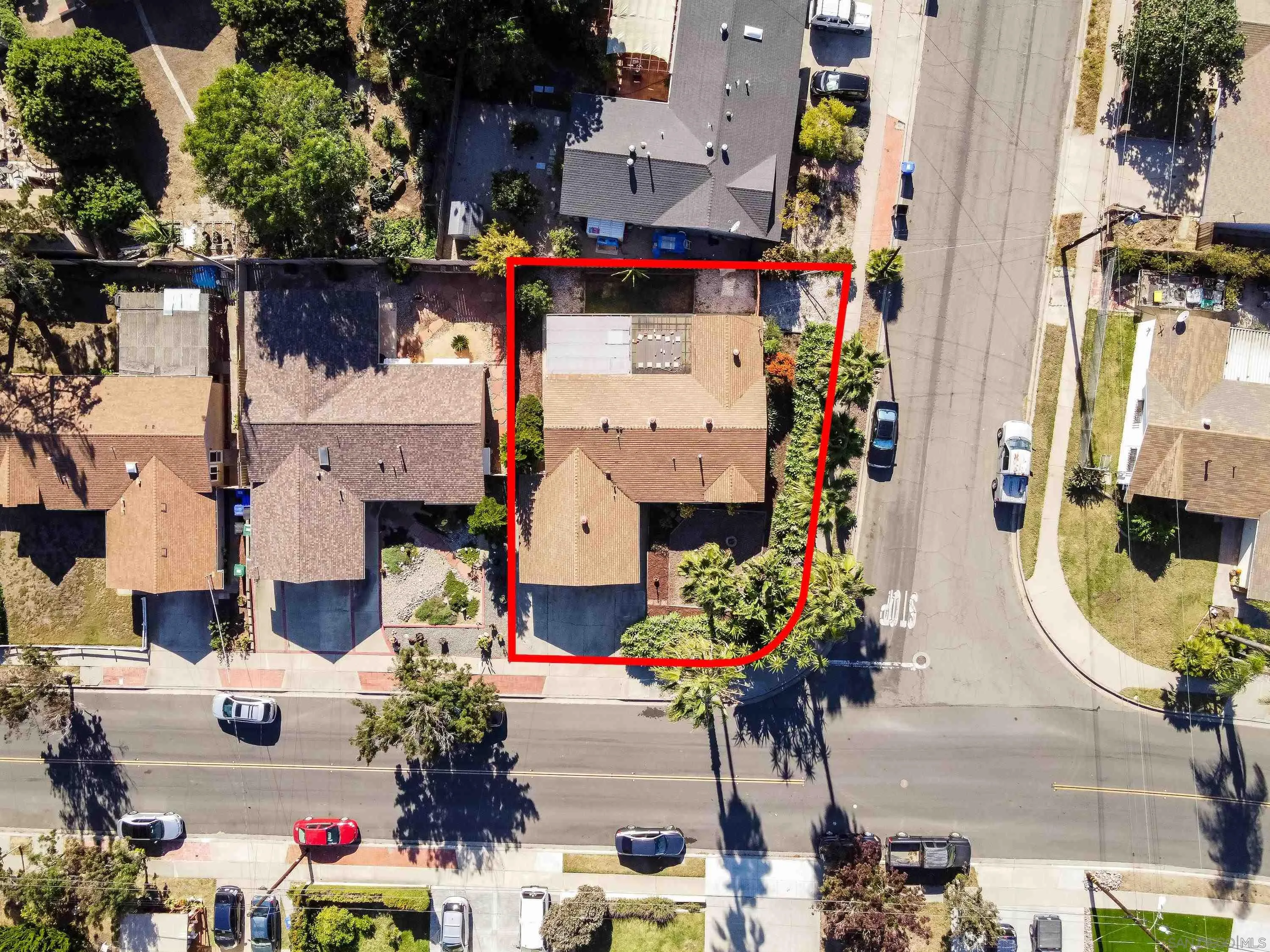 4390 Rolfe Road San Diego, CA 92117 - Photo 24 of 28 an aerial view of multiple houses with outdoor space