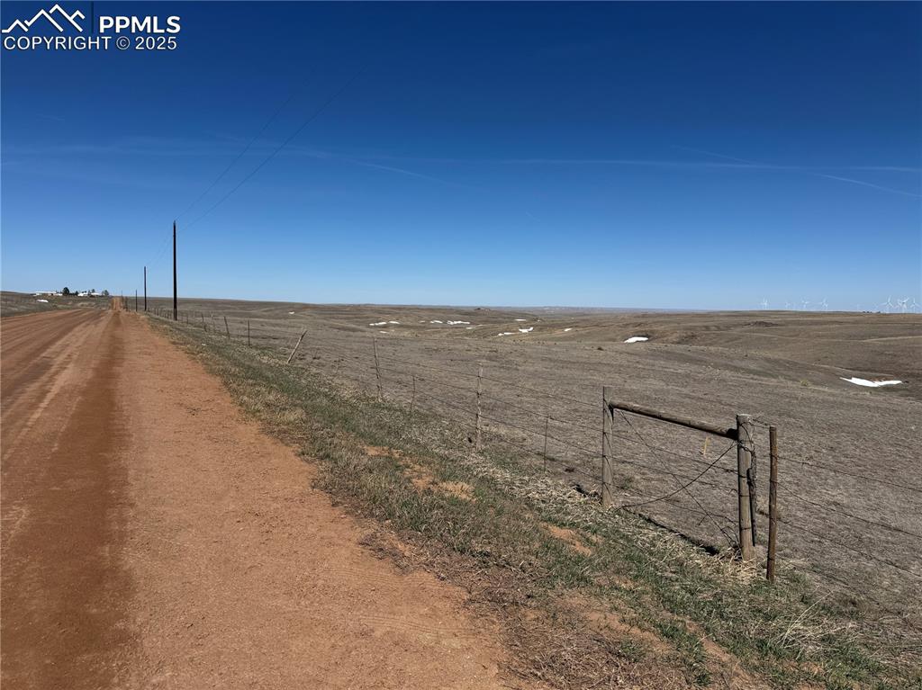 a view of an ocean beach