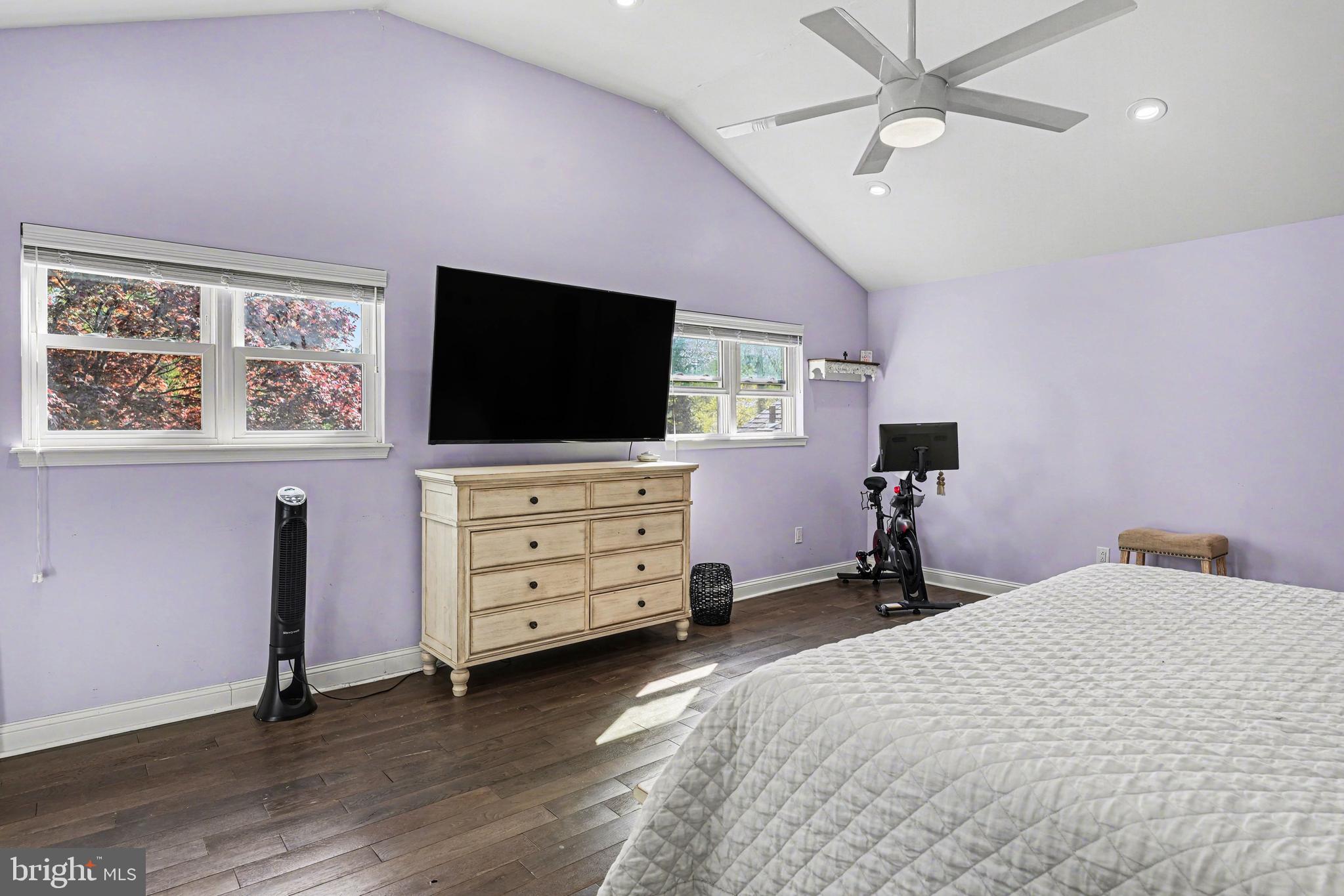 443 Woodcrest Road Wayne, PA 19087 - Photo 27 of 63 a bedroom with a bed and a flat screen tv