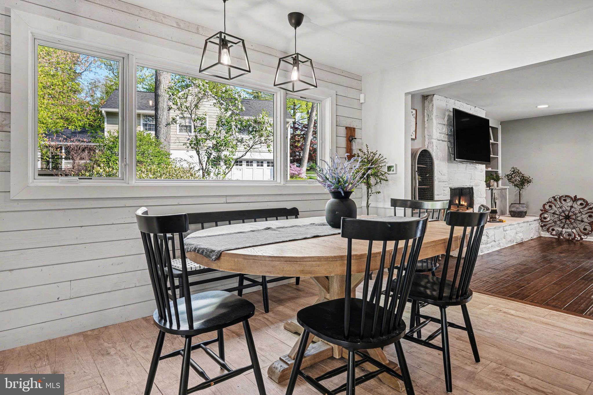 443 Woodcrest Road Wayne, PA 19087 - Photo 10 of 63 a view of a dining room with furniture window and outside view