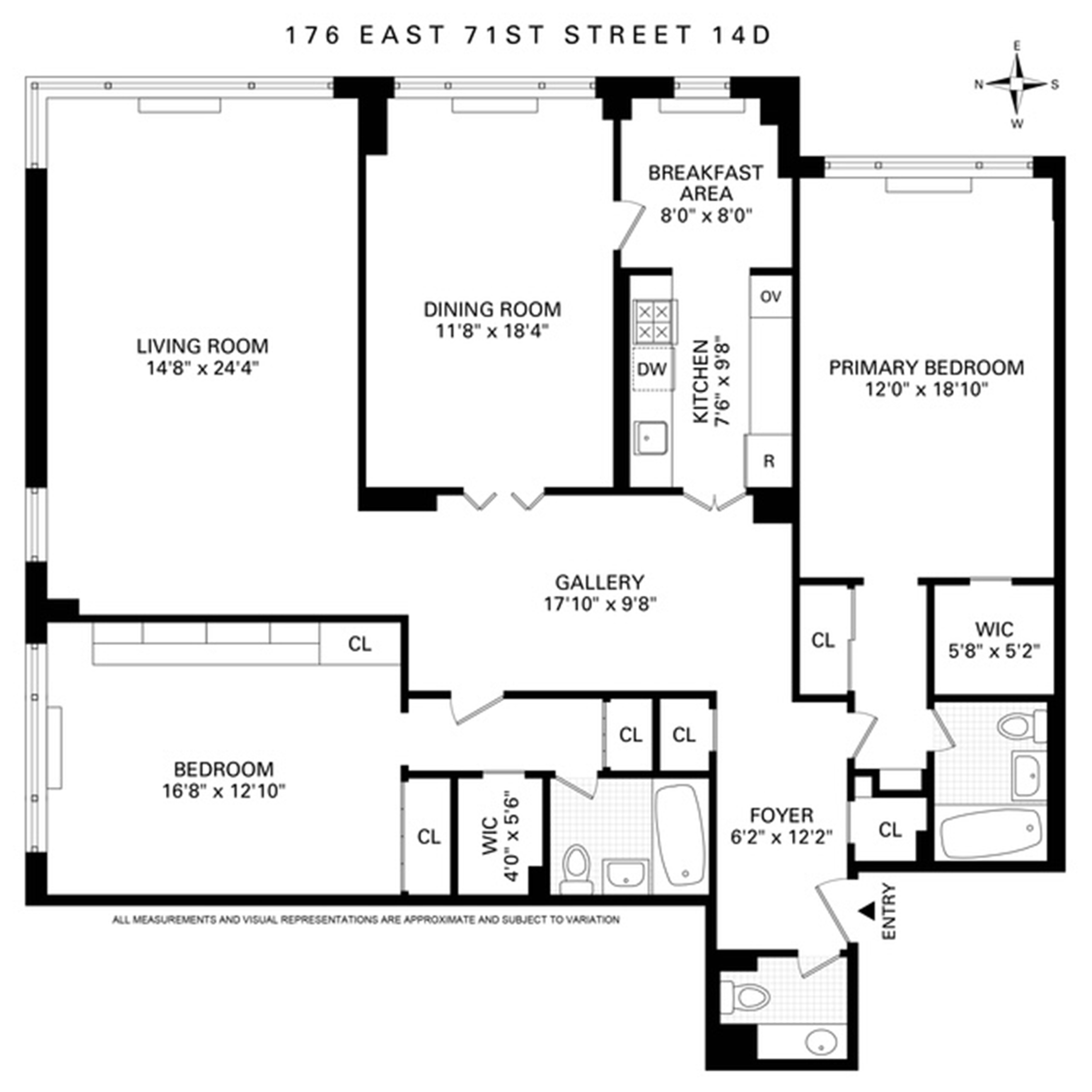 176 East 71st Street, Unit 14D Manhattan, NY 10021 - Photo 14 of 15